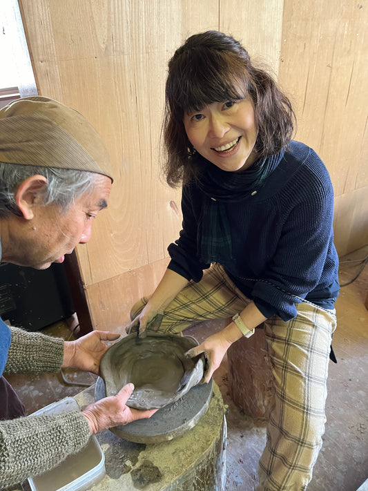 小嶋伸介師匠、トカイナカ陶芸教室